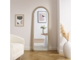 SalesFever® Spiegel mit Rahmen aus Kunstfell 60x160 cm Champagner Gentry 367247 Miniaturansicht - 2