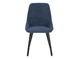 SalesFever® Esszimmerstuhl 2er Set mit Strukturstoff in Baumwolloptik Dunkelblau George 369029 Miniaturansicht - 2
