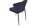 SalesFever® Esszimmerstuhl 2er Set mit Strukturstoff in Baumwolloptik Anthrazit Hygge 369005 Miniaturansicht - 4