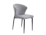 SalesFever® Esszimmerstuhl 2er Set mit Strukturstoff in Baumwolloptik Grau Hygge 369012 Miniaturansicht - 3