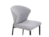 SalesFever® Esszimmerstuhl 2er Set mit Strukturstoff in Baumwolloptik Grau Hygge 369012 Miniaturansicht - 5