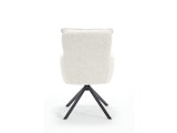 SalesFever® Armlehnstuhl mit 360° Drehfunktion aus Strukturstoff Beige Linus 367735 Miniaturansicht - 6