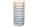 SalesFever® Tischleuchte mit Marmor-Standfuß 65 cm Lampenschirm Leinen Beige Mavie 367438 Miniaturansicht - 8