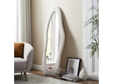 SalesFever® Spiegel mit Rahmen aus Kunstfell 60x160 cm Beige Scepter 367209 Miniaturansicht - 2