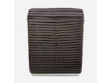 SalesFever® Designer Chaiselongue aus Plüsch-Cord Schwarz Sento 367643 Miniaturansicht - 4