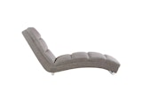 SalesFever® Designer Chaiselongue aus Strukturstoff Grau Sento 367650 Miniaturansicht - 4