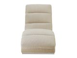 SalesFever® Designer Chaiselongue aus Strukturstoff Beige Sento 367667 Miniaturansicht - 3
