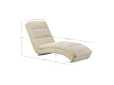 SalesFever® Designer Chaiselongue aus Strukturstoff Beige Sento 367667 Miniaturansicht - 7