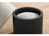 SalesFever® Sitzpouf mit Stauraum Ø 50 cm in Schwarz/Grau JONTE 366721 Miniaturansicht - 5