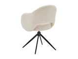 SalesFever® Armlehnstuhl mit 360° Drehfunktion in Cord-Optik Beige ARON 366974 Miniaturansicht - 4