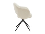 SalesFever® Armlehnstuhl mit 360° Drehfunktion in Cord-Optik Beige ARON 366974 Miniaturansicht - 3