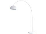 SalesFever® Bogenlampe weiß lackiert Big Deal mit Marmorfuß 783 Miniaturansicht - 1