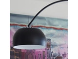 SalesFever® Bogenlampe schwarz lackiert Big Deal mit Marmorfuß 781 Miniaturansicht - 4