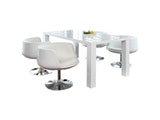 SalesFever® Essgruppe weiß Luke mit 4 Stühlen Studio 54 6970 Miniaturansicht - 1