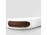 SalesFever® Lowboard weiß/walnuss Tchouc Hochglanz Design 1685 Miniaturansicht - 2