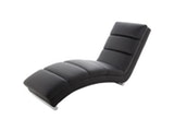 SalesFever® Designer schwarz Relaxliege aus Kunstleder Senta 4265 Miniaturansicht - 1