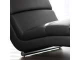 SalesFever® Designer schwarz Relaxliege aus Kunstleder Senta 4265 Miniaturansicht - 4