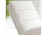 SalesFever® Designer weiß Relaxliege aus Kunstleder Senta 5925 Miniaturansicht - 3