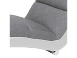 SalesFever® Designer grau/weiß Relaxliege aus Kunstleder Senta 10847 Miniaturansicht - 3
