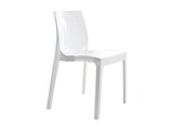 SalesFever® Designer weiß Stuhl Sari aus Kunststoff 6471 Miniaturansicht - 1