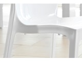 SalesFever® Designer weiß Stuhl Sari aus Kunststoff 6471 Miniaturansicht - 5