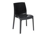 SalesFever® Designer schwarz Stuhl Sari aus Kunststoff 391204 Miniaturansicht - 1