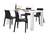 SalesFever® Designer schwarz Stuhl Sari aus Kunststoff 391204 Miniaturansicht - 8