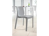 SalesFever® Designer grau Stuhl Sari aus Kunststoff 391211 Miniaturansicht - 3