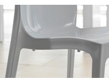SalesFever® Designer grau Stuhl Sari aus Kunststoff 391211 Miniaturansicht - 5