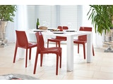 SalesFever® Designer rot Stuhl Sari aus Kunststoff 391228 Miniaturansicht - 7