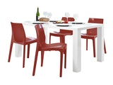 SalesFever® Designer rot Stuhl Sari aus Kunststoff 391228 Miniaturansicht - 8