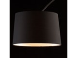 SalesFever® Bogenlampe schwarz Necko groß mit Dimmer 6640 Miniaturansicht - 3