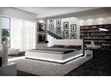Innocent® Polsterbett 160x200 cm weiß schwarz Doppelbett LED RIPANI n-6028-3169 Miniaturansicht - 4