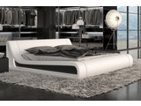 Innocent® Polsterbett 160x200 cm weiß schwarz Doppelbett LED Beleuchtung VILLARI n-6113-3344 Miniaturansicht - 1