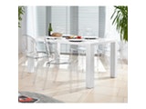 SalesFever® Essgruppe Igloo transparent Luke 160x90cm 4 Design Stühle 9001 Miniaturansicht - 1