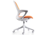 SalesFever® Schreibtischstuhl orange/weiß Severo aus Stoff 9434 Miniaturansicht - 3