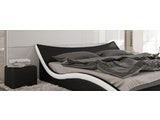 Innocent® Polsterbett 140x200 cm schwarz weiß Doppelbett NURAI 10647 Miniaturansicht - 5