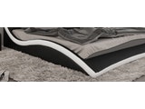 Innocent® Polsterbett 140x200 cm schwarz weiß Doppelbett NURAI 10647 Miniaturansicht - 6