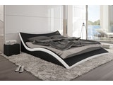 Innocent® Polsterbett 160x200 cm schwarz weiß Doppelbett NURAI 10648 Miniaturansicht - 1