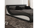 Innocent® Polsterbett 200x200 cm in schwarz weiß Paladium aus Kunstleder 10664 Miniaturansicht - 4
