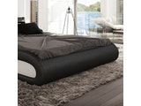 Innocent® Polsterbett 200x200 cm in schwarz weiß Paladium aus Kunstleder 10664 Miniaturansicht - 5