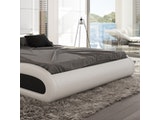 Innocent® Polsterbett 180x200 cm in weiß schwarz Paladium aus Kunstleder 10153 Miniaturansicht - 5