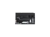 Innocent® Sofa schwarz / weiße Konstrastlinie 2-Sitzer Azure aus Kunstleder 10719 Miniaturansicht - 5
