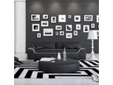 Innocent® Sofa schwarz / weiße Konstrastlinie 2-Sitzer Azure aus Kunstleder 10719 Miniaturansicht - 2