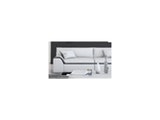 Innocent® Sofa weiß / schwarze Konstrastlinie 2-Sitzer Azure aus Kunstleder 10722 Miniaturansicht - 4