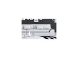 Innocent® Sofa weiß / schwarze Konstrastlinie 3-Sitzer Azure aus Kunstleder 10723 Miniaturansicht - 4
