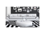 Innocent® Sofa weiß / schwarze Konstrastlinie 3-Sitzer Azure aus Kunstleder 10723 Miniaturansicht - 2