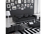 Innocent® Sofa schwarz / weiß 2-Sitzer Artesania mit Gürtel 10746 Miniaturansicht - 2