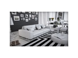 Innocent® Sofa weiß / schwarz 2-Sitzer Artesania mit Gürtel 10747 Miniaturansicht - 4
