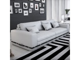 Innocent® Sofa weiß / schwarz 2-Sitzer Artesania mit Gürtel 10747 Miniaturansicht - 2